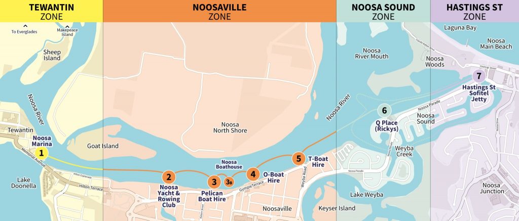 Noosa Ferry Map